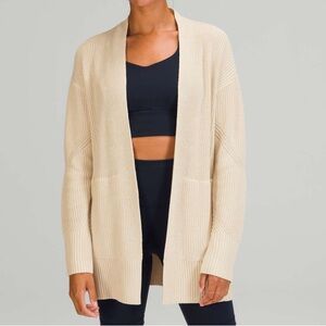 Lululemon Cashlu Sweater Wrap old pink M/L